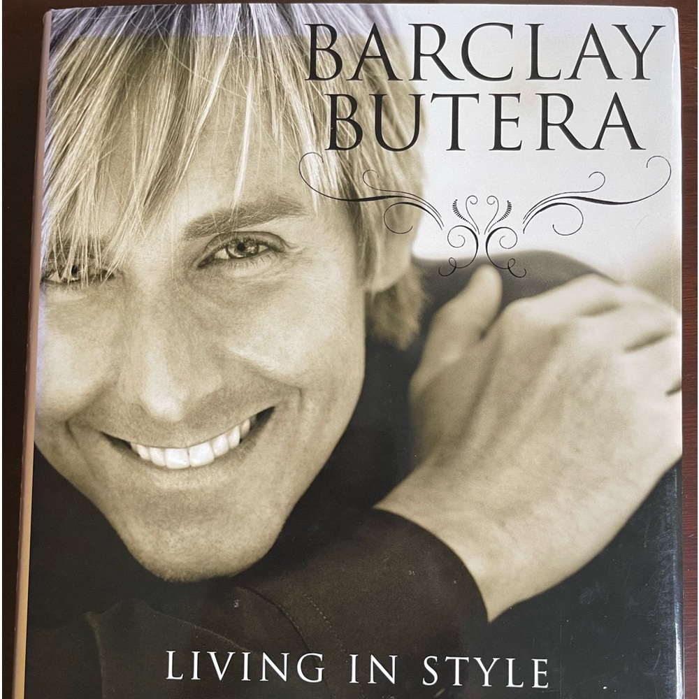 BARCLAY BUTERA Book ‘Living In Style’ Coffee Table Book Designer Decorating EUC